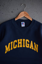 Vintage 90s Russell Athletic x Michigan University Crewneck (L) - Retrospective Store