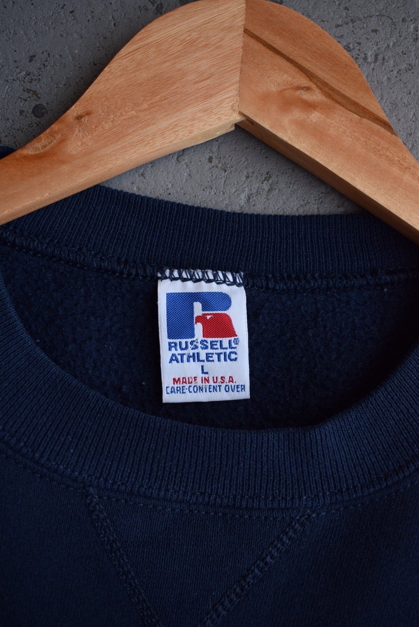 Vintage 90s Russell Athletic x Michigan University Crewneck (L) - Retrospective Store