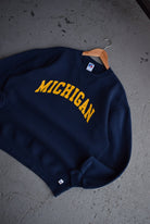 Vintage 90s Russell Athletic x Michigan University Crewneck (L) - Retrospective Store