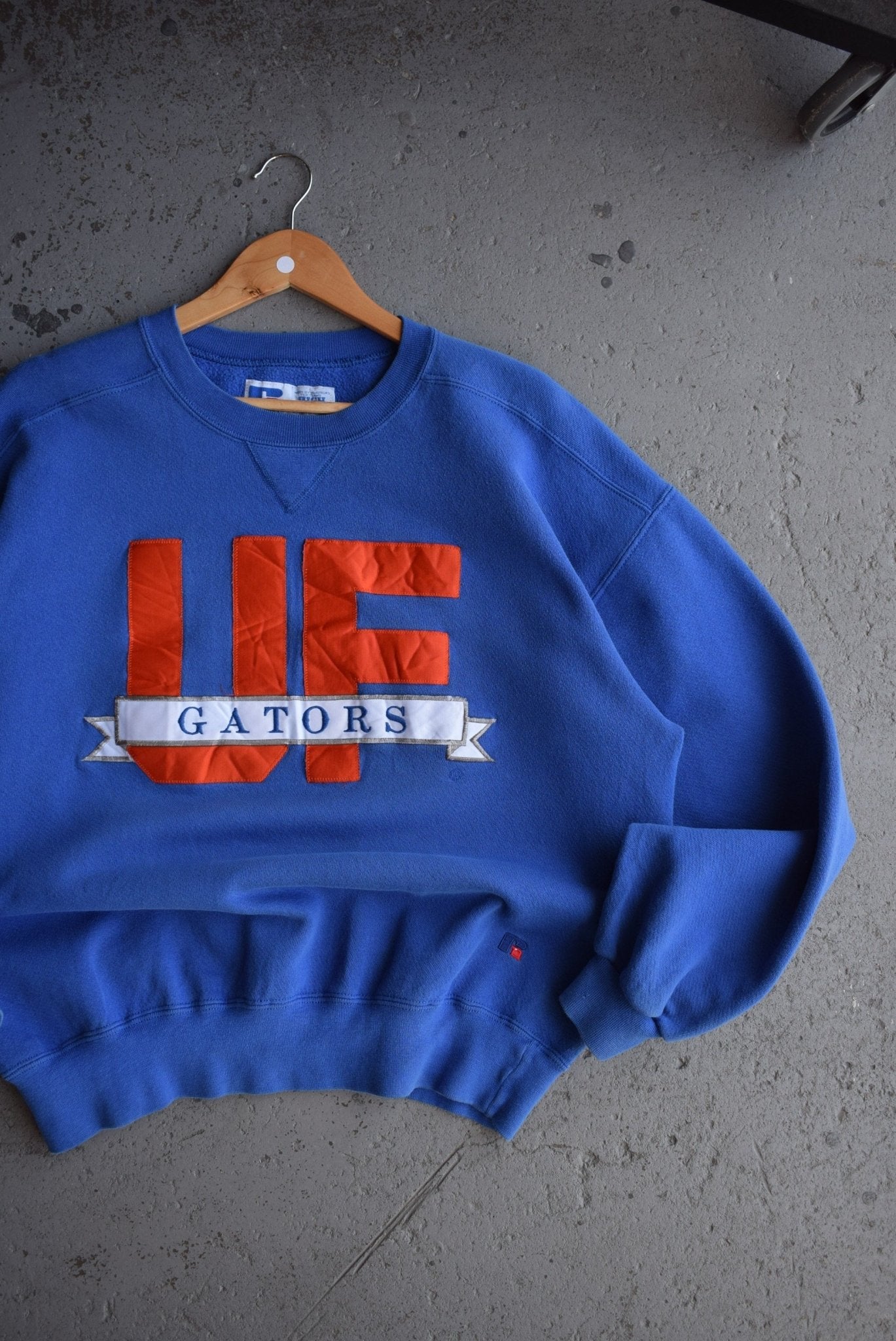 Vintage 90s Russell x University of Florida Gators Embroidered Crewneck (L) - Retrospective Store