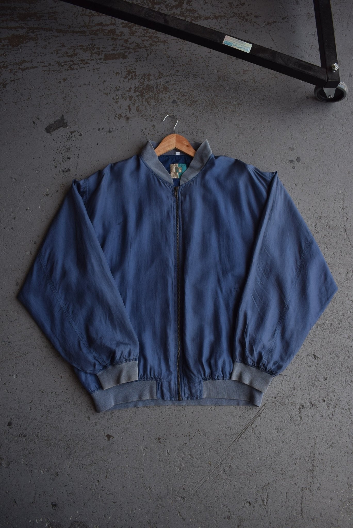 Vintage 90s Silk Bomber Jacket (L) - Retrospective Store