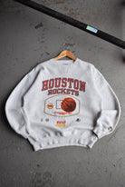 Vintage 90s Starter x NBA Houston Rockets Embroidered Crewneck (L) - Retrospective Store