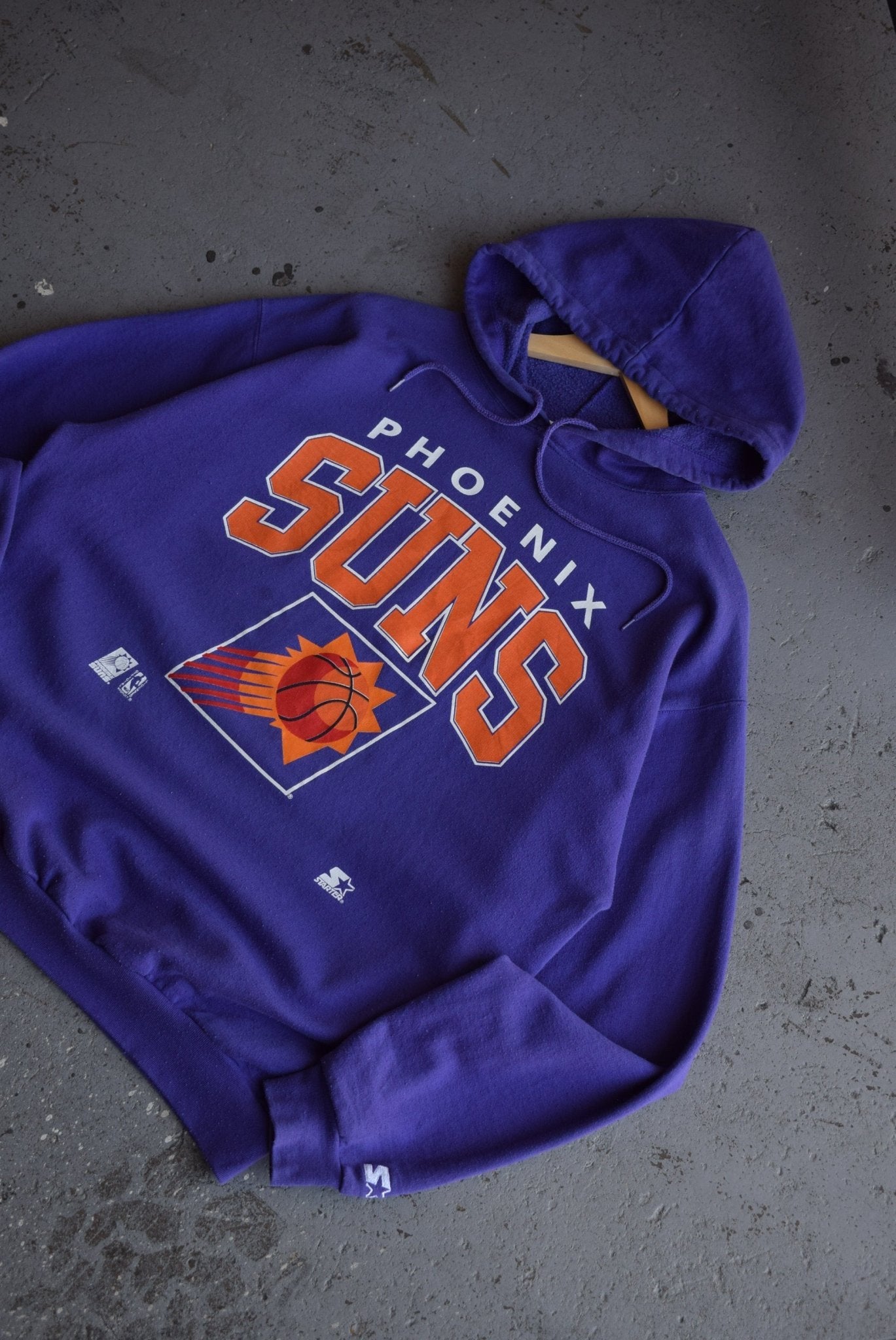 Vintage 90s Starter x NBA Pheonix Suns Hoodie (L) - Retrospective Store