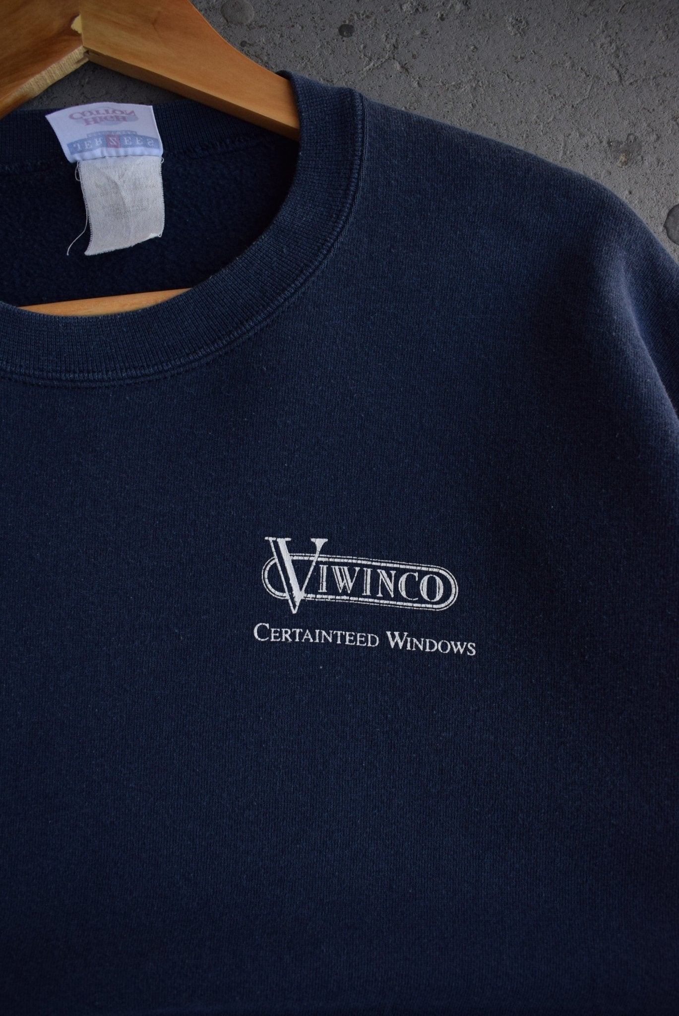 Vintage 90s The Window Collection Graphic Crewneck (L) - Retrospective Store