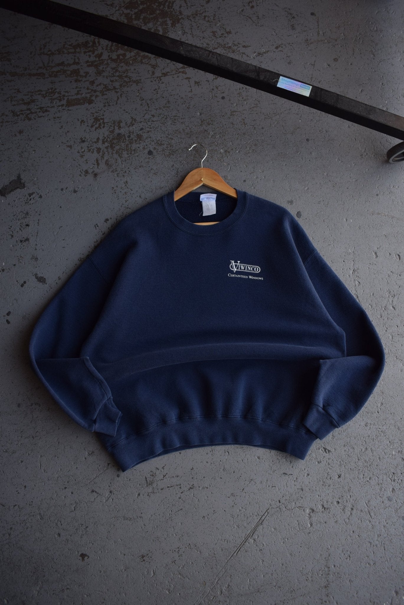 Vintage 90s The Window Collection Graphic Crewneck (L) - Retrospective Store