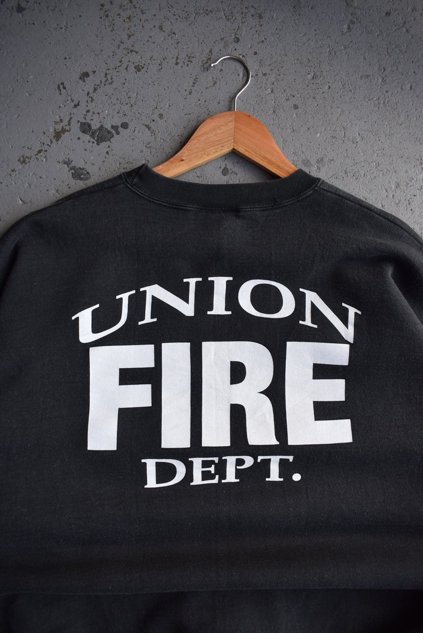 Vintage 90s Union Fire Department Crewneck (XL) - Retrospective Store