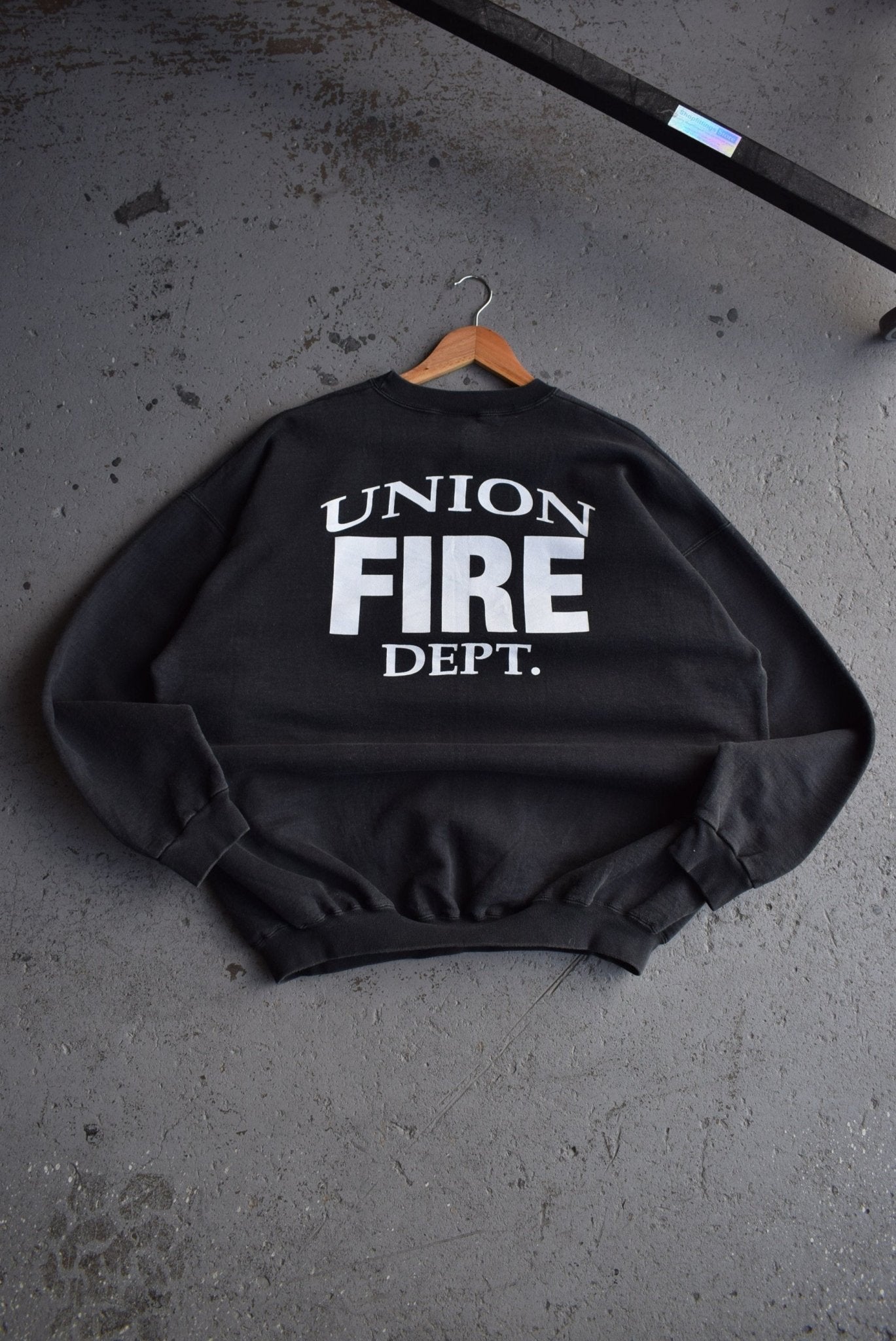 Vintage 90s Union Fire Department Crewneck (XL) - Retrospective Store