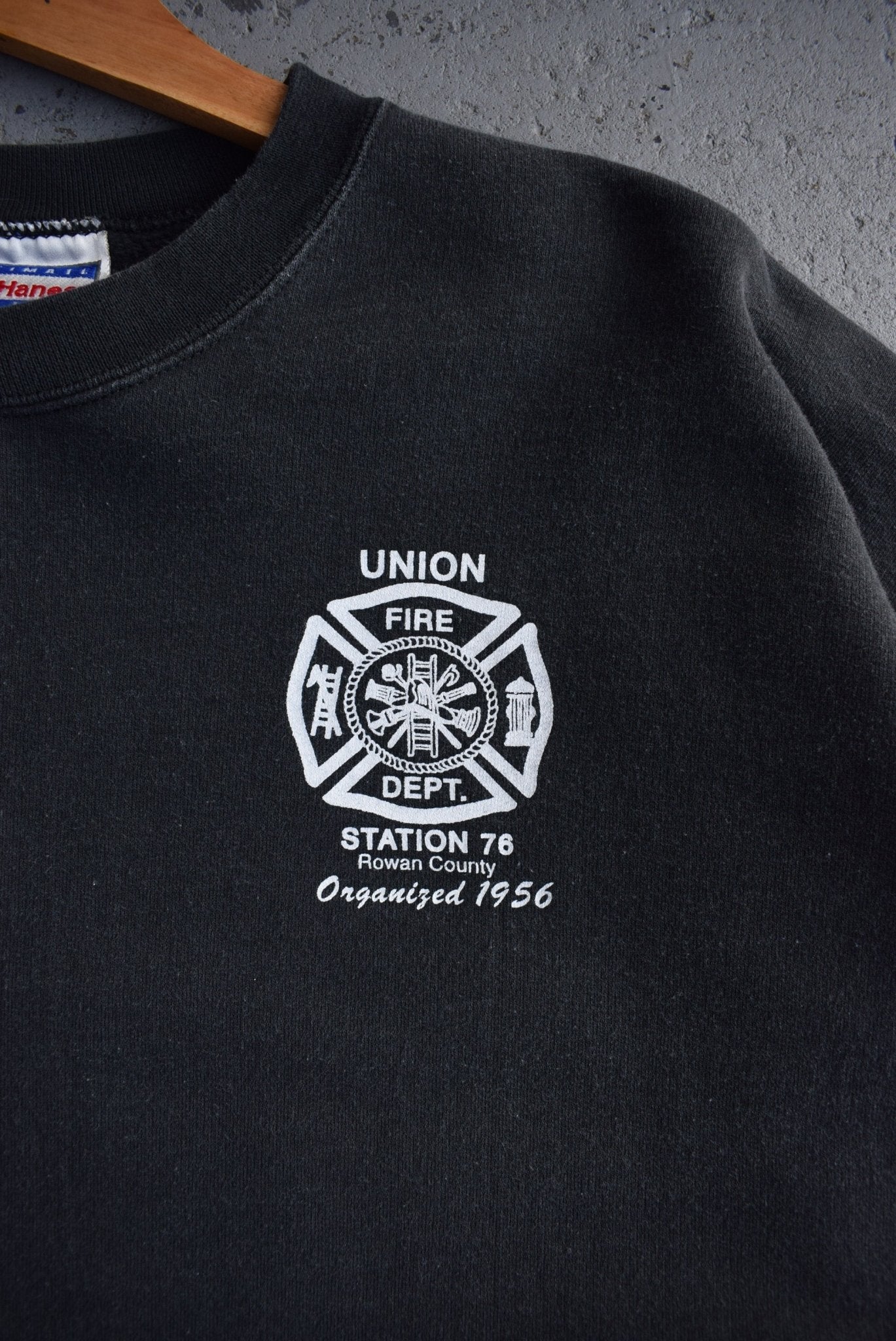 Vintage 90s Union Fire Department Crewneck (XL) - Retrospective Store