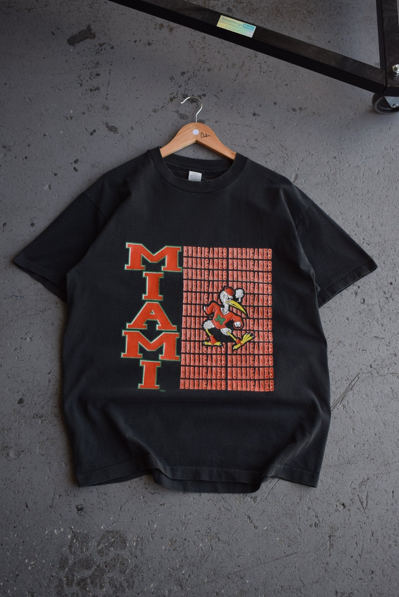 Vintage 90s University of Miami Hurricanes Tee (L) - Retrospective Store