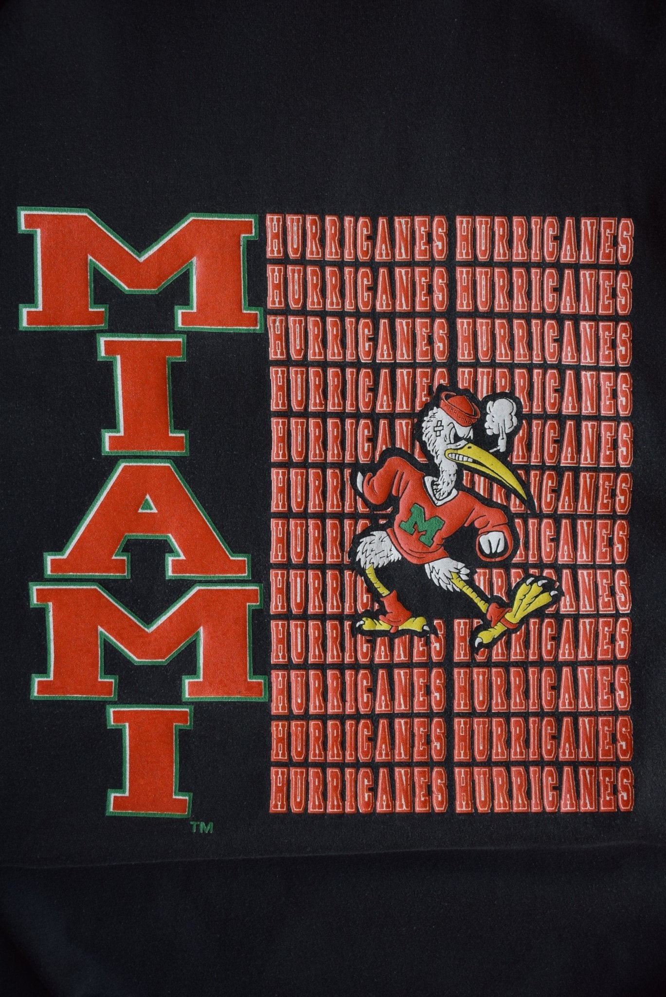 Vintage 90s University of Miami Hurricanes Tee (L) - Retrospective Store