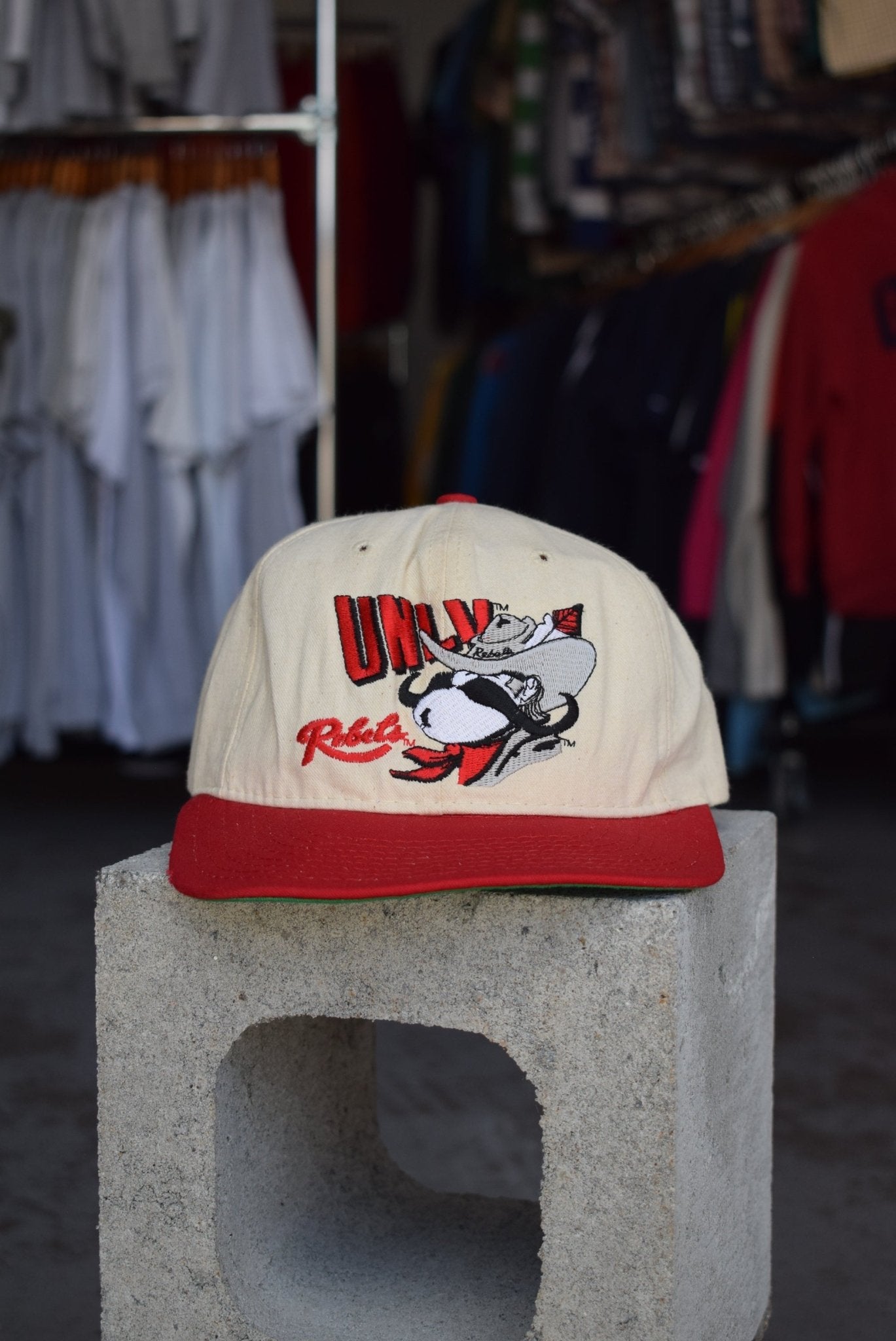 Vintage 90s University of Nevada Las Vegas Embroidered Hat - Retrospective Store