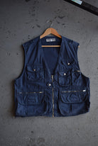 Vintage 90s Utility Workwear Vest (L) - Retrospective Store