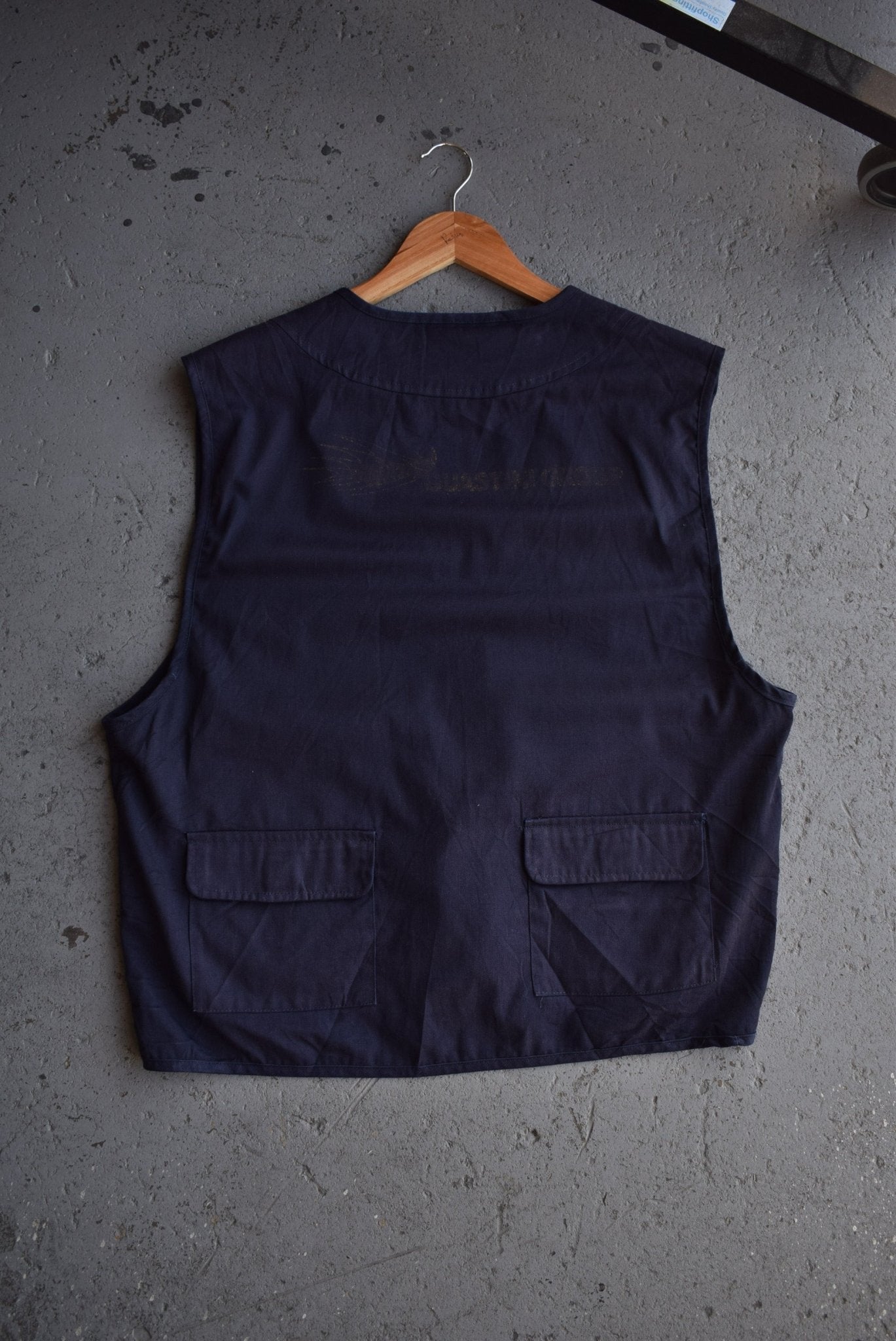 Vintage 90s Utility Workwear Vest (L) - Retrospective Store