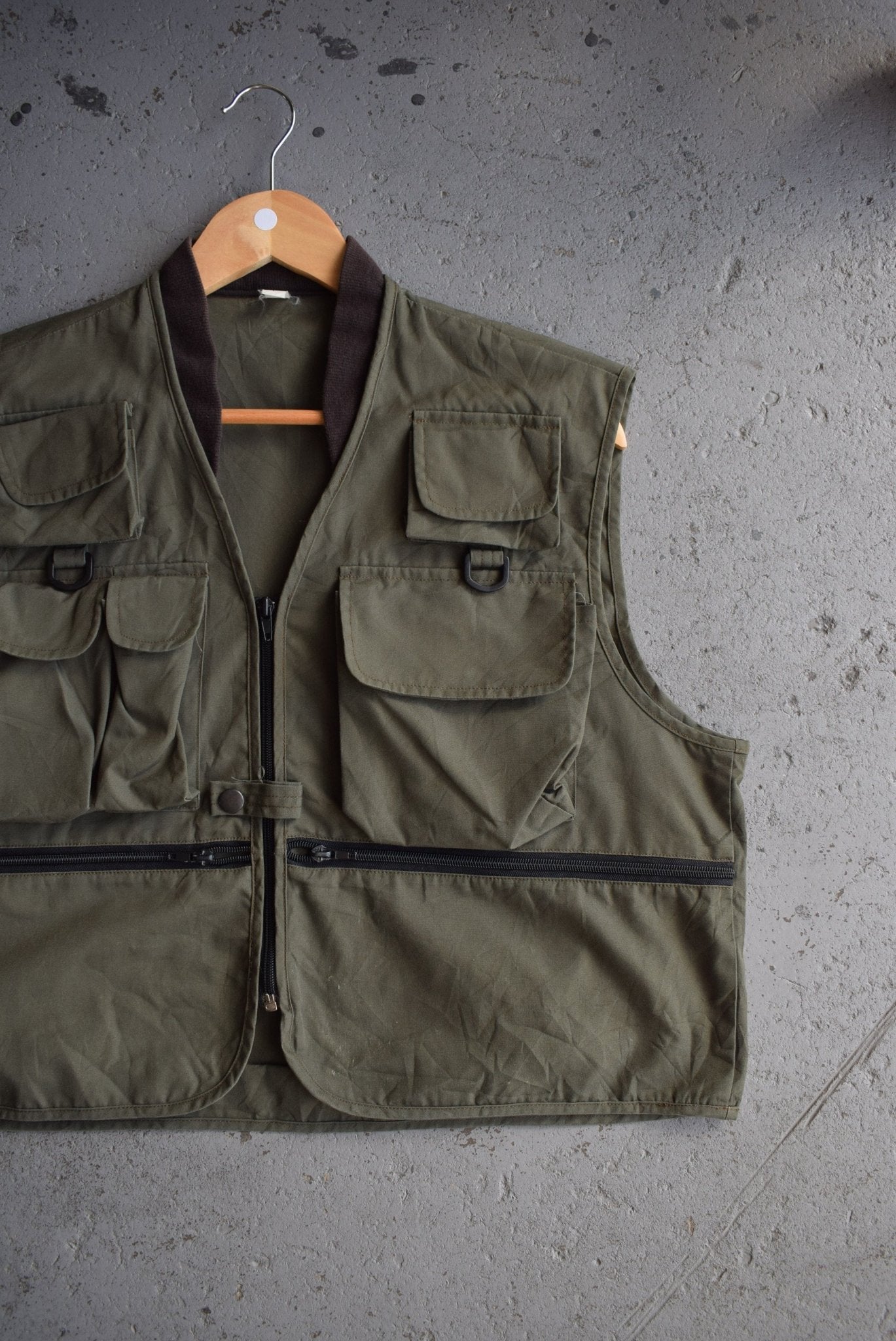 Vintage 90s Utility Workwear Vest (S) - Retrospective Store