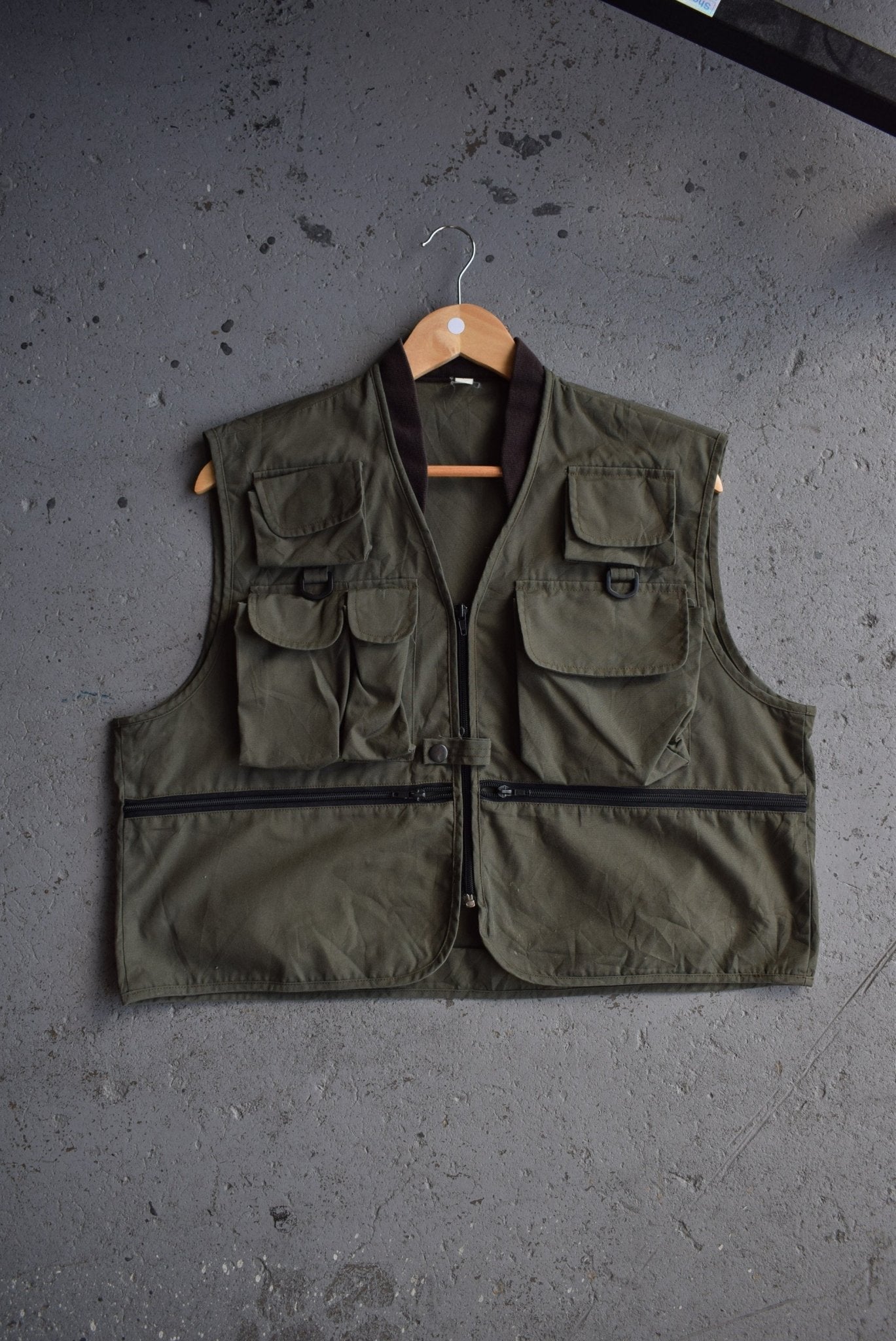 Vintage 90s Utility Workwear Vest (S) - Retrospective Store