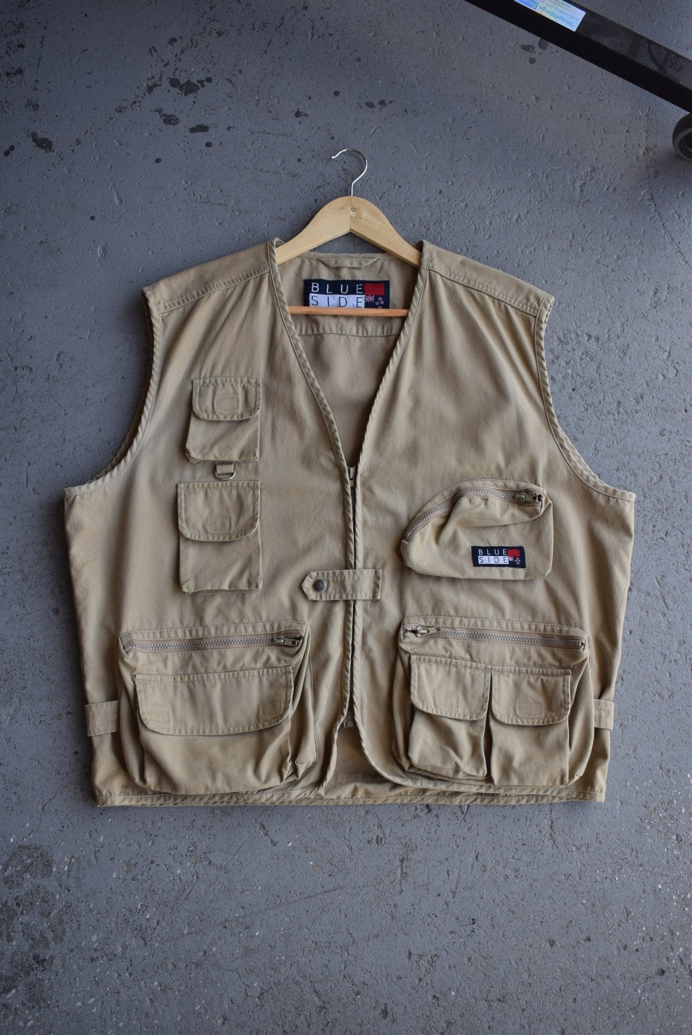 Vintage 90s Utility Workwear Vest (XXL) - Retrospective Store