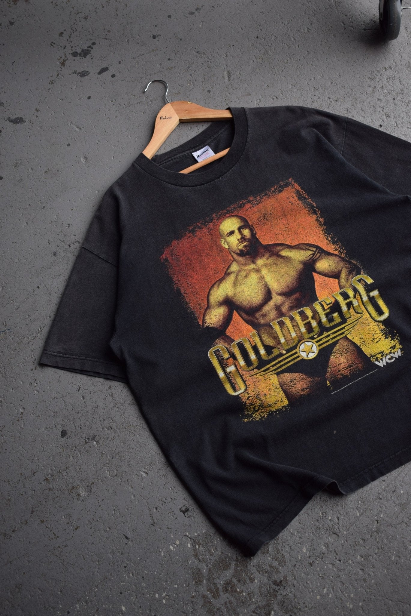 Vintage 90s WCW Bill Goldberg Tee (XL) - Retrospective Store