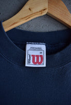 Vintage 90s Wilson Classic Logo Embroidered Crewneck (XL/XXL) - Retrospective Store