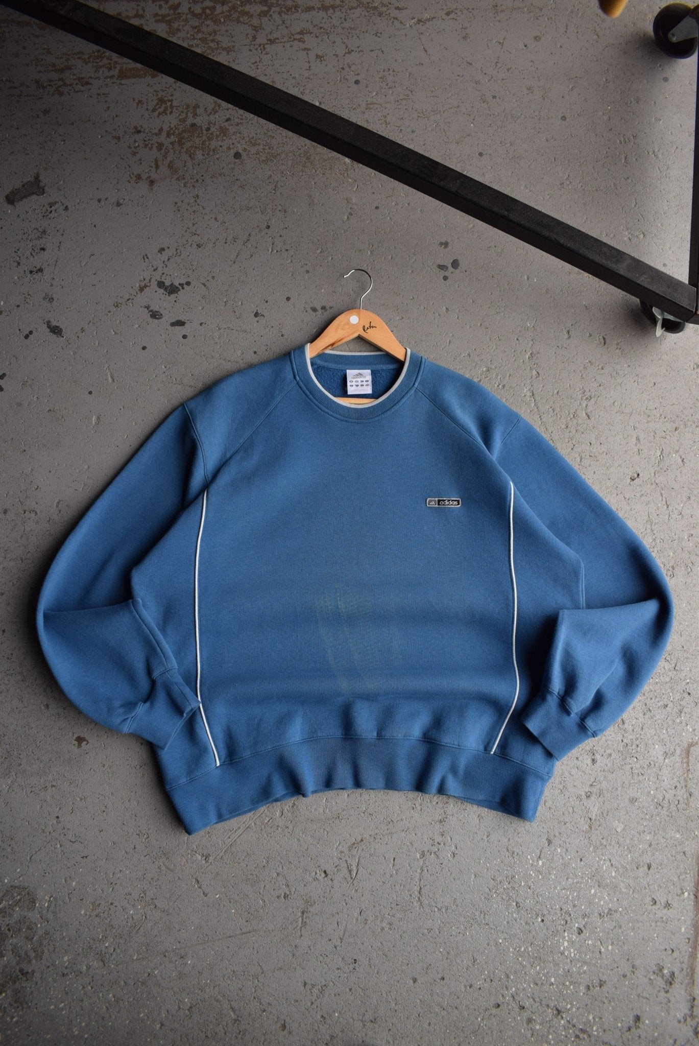 Vintage Adidas Classic Logo Embroidered Crewneck (XL) - Retrospective Store