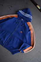 Vintage Adidas Classic Logo Embroidered Full - Zip Hoodie (L/XL) - Retrospective Store