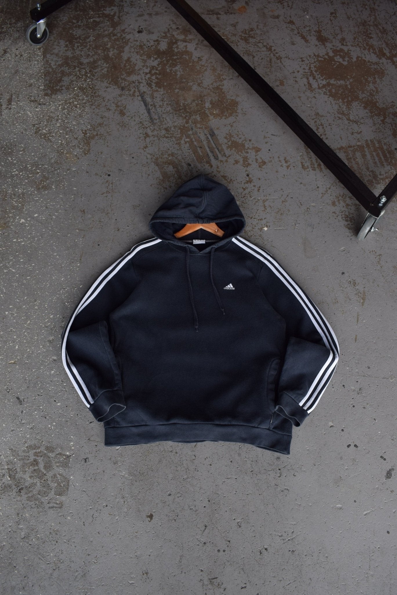 Vintage Adidas Classic Logo Embroidered Hoodie (M) - Retrospective Store