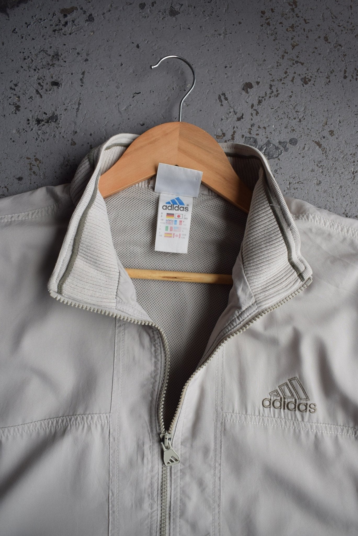 Vintage Adidas Classic Logo Embroidered Jacket (L) - Retrospective Store