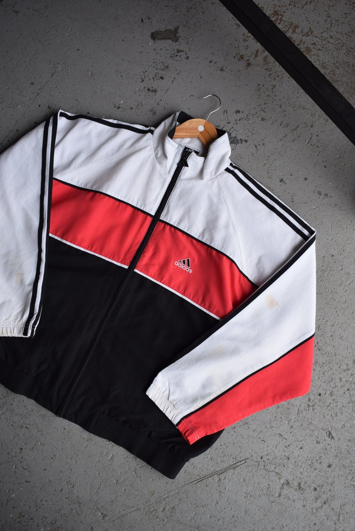 Vintage Adidas Classic Logo Embroidered Jacket (L) - Retrospective Store