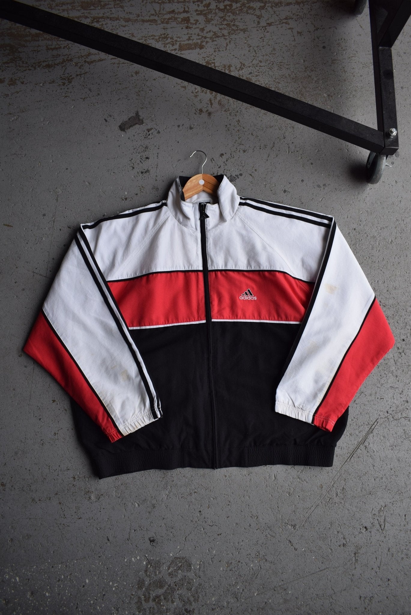 Vintage Adidas Classic Logo Embroidered Jacket (L) - Retrospective Store