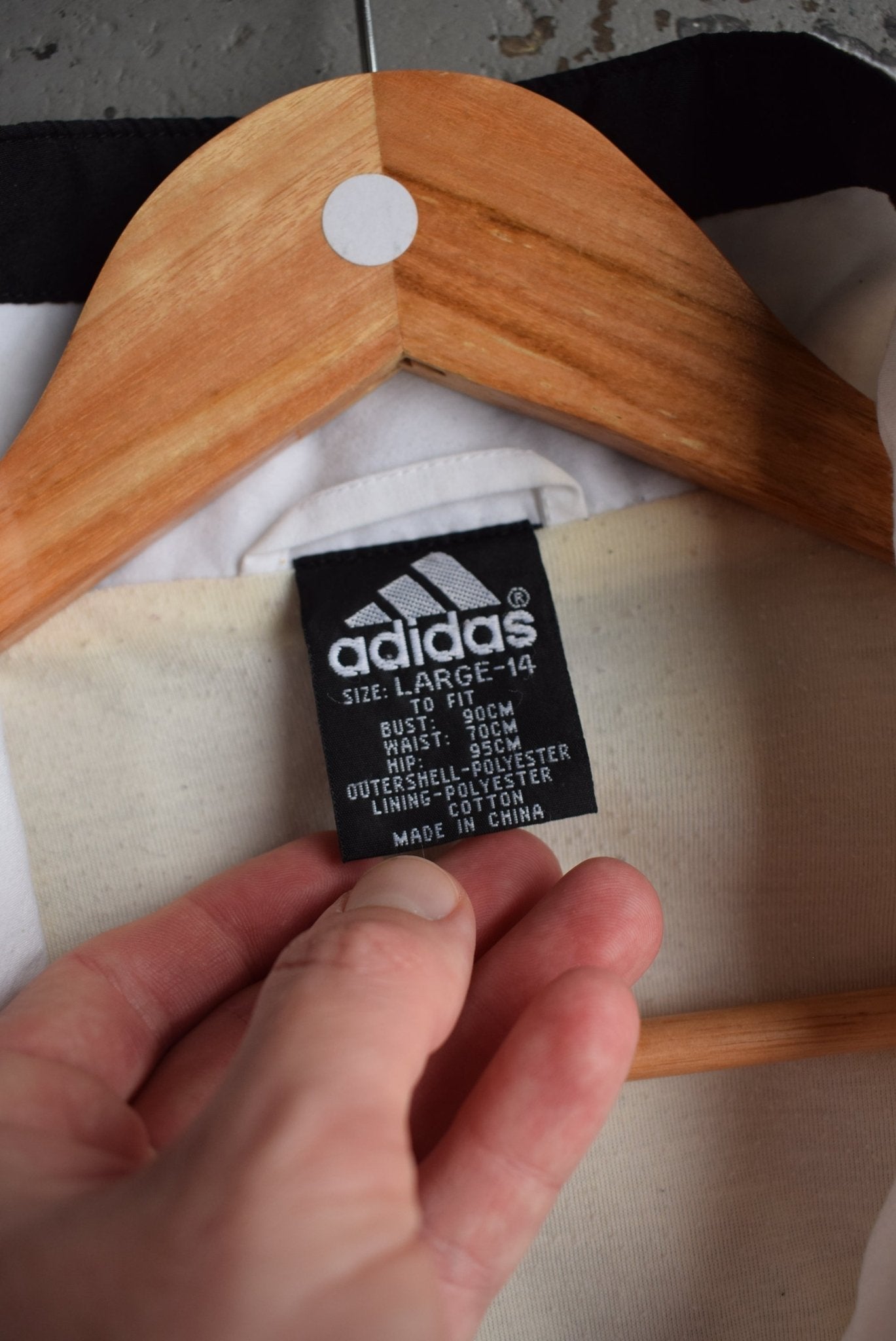 Vintage Adidas Classic Logo Embroidered Jacket (L) - Retrospective Store