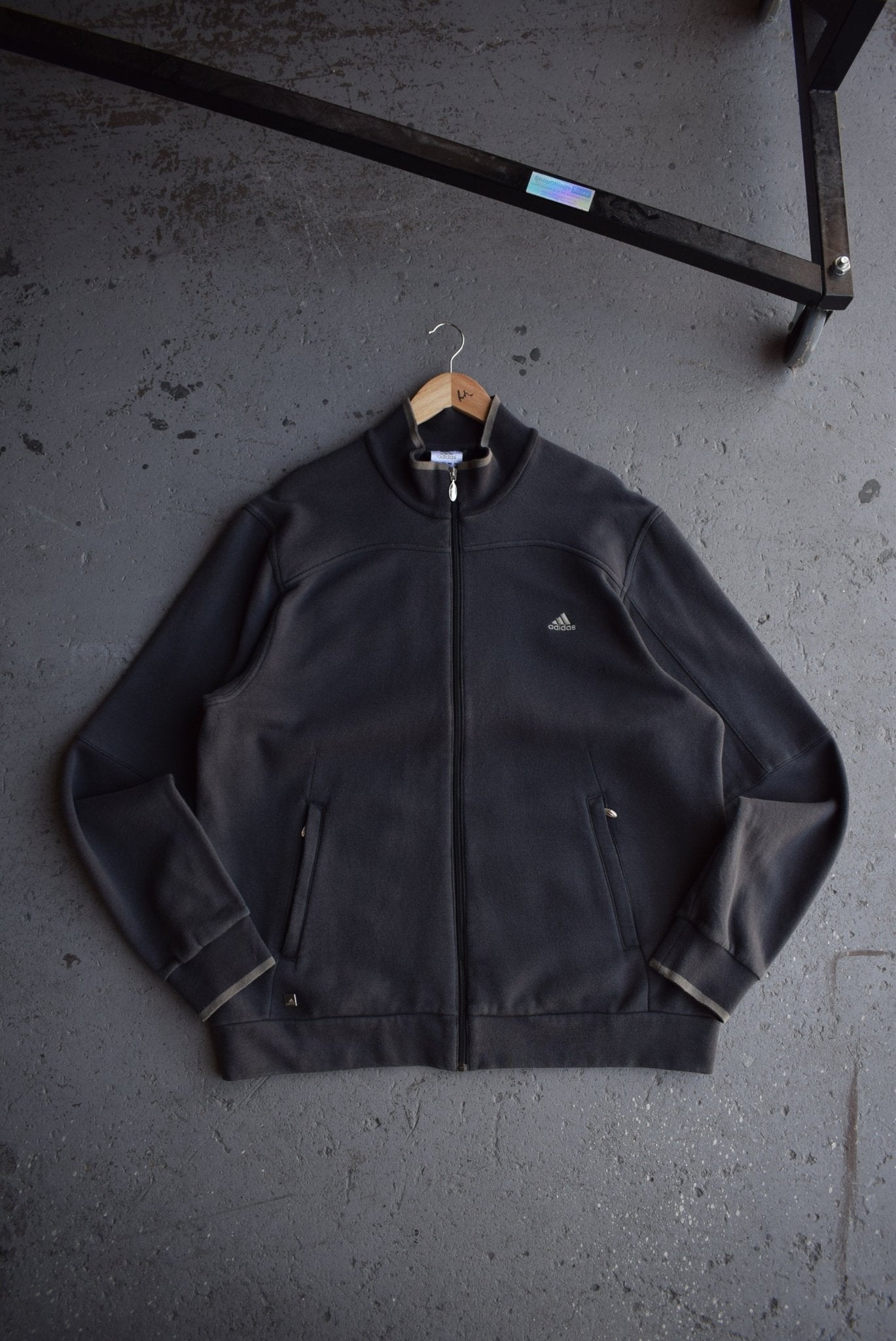Vintage Adidas Classic Logo Embroidered Jacket (XXL) - Retrospective Store