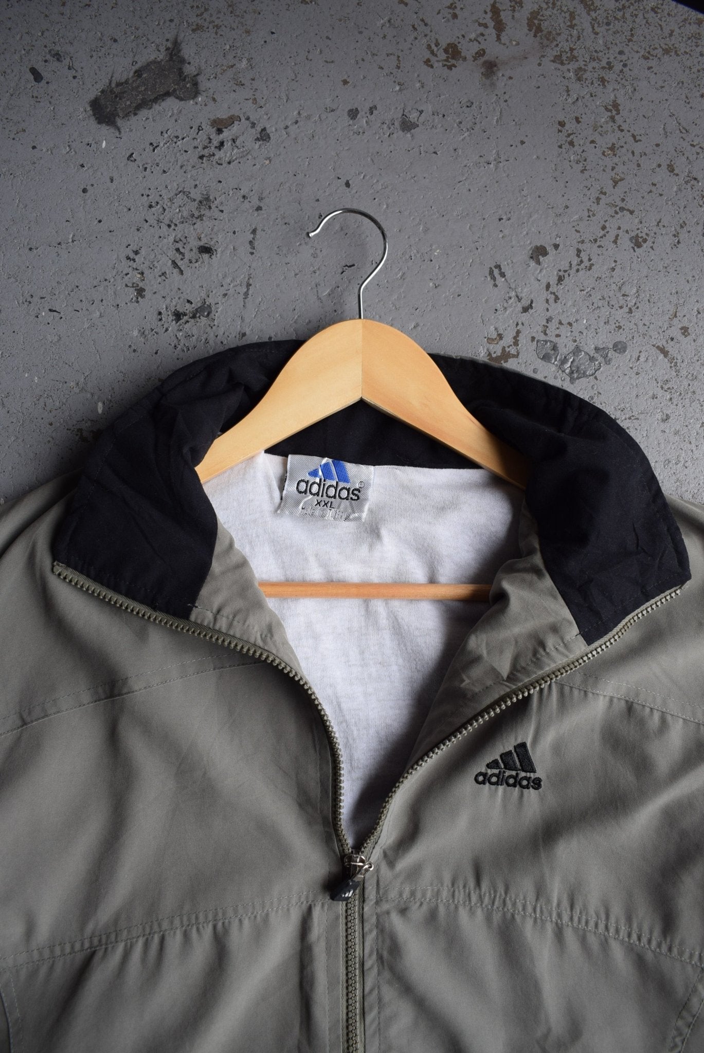 Vintage Adidas Classic Logo Embroidered Jacket (XXL) - Retrospective Store