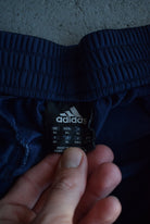 Vintage Adidas Classic Logo Embroidered Snap Track Pants (XL) - Retrospective Store