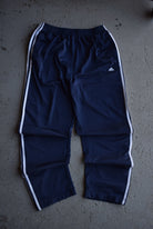 Vintage Adidas Classic Logo Embroidered Snap Track Pants (XL) - Retrospective Store