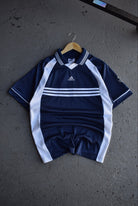 Vintage Adidas Classic Logo Embroidered Soccer Jersey (M) - Retrospective Store