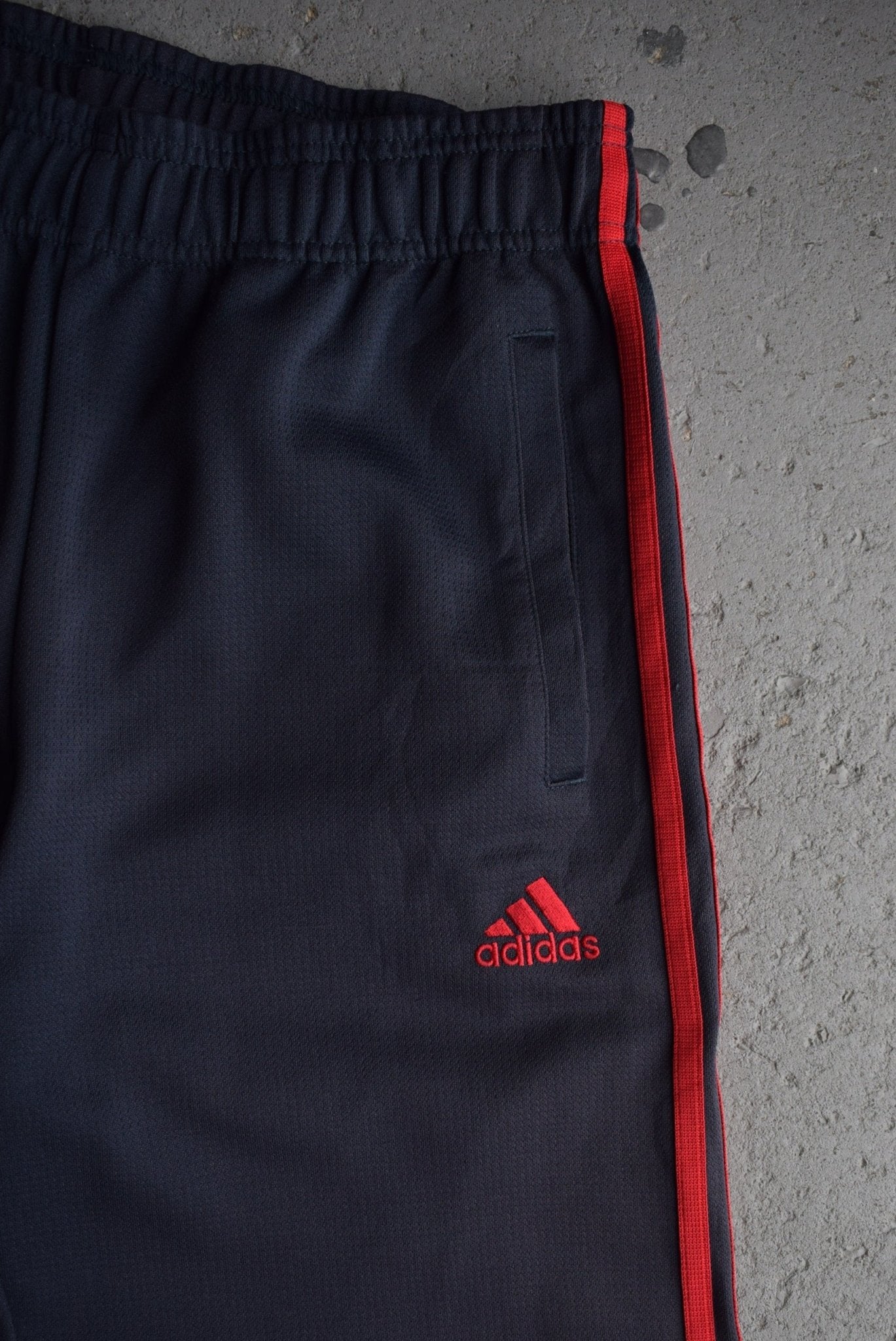 Vintage Adidas Classic Logo Embroidered Track Pants (L) - Retrospective Store