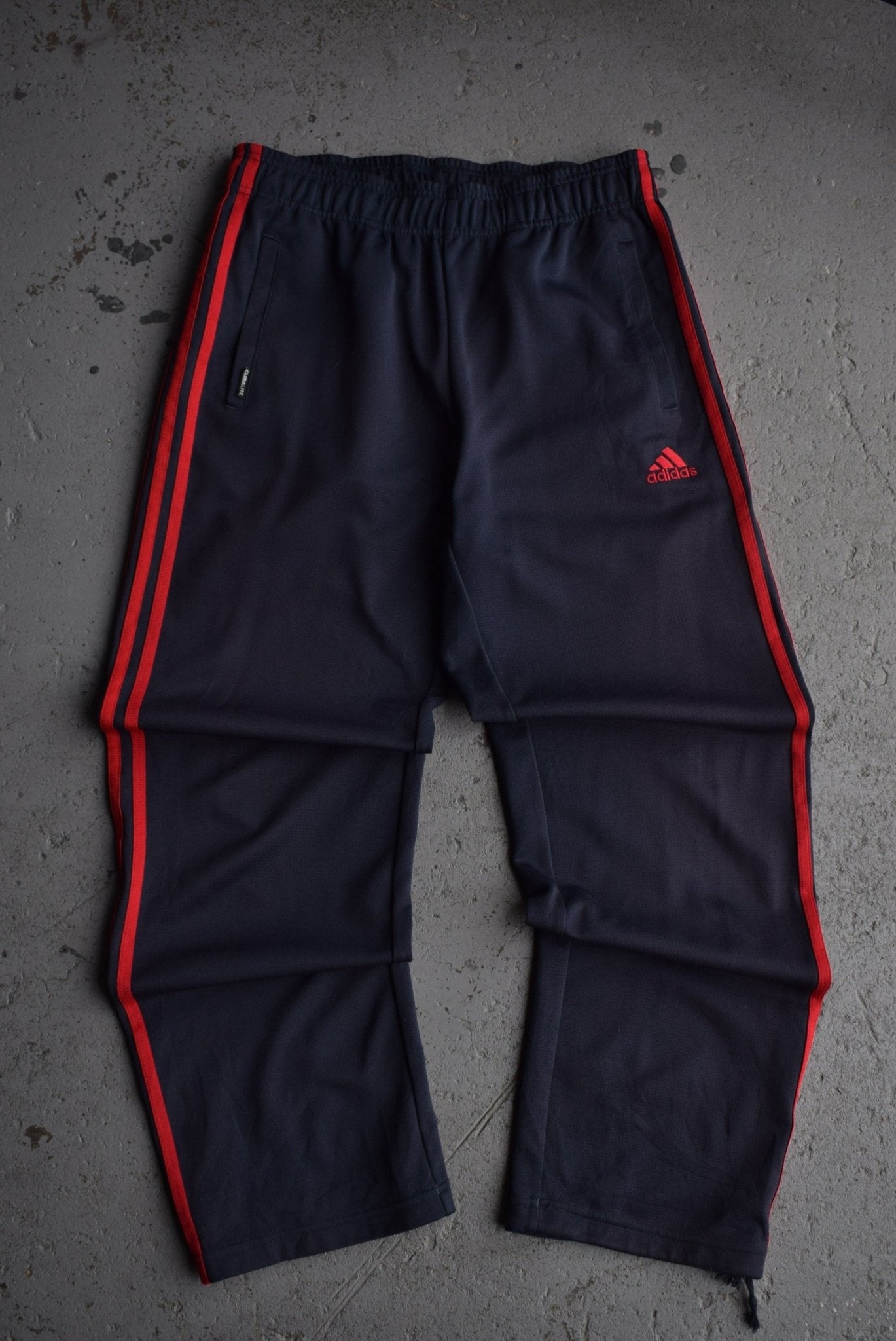 Vintage Adidas Classic Logo Embroidered Track Pants (L) - Retrospective Store