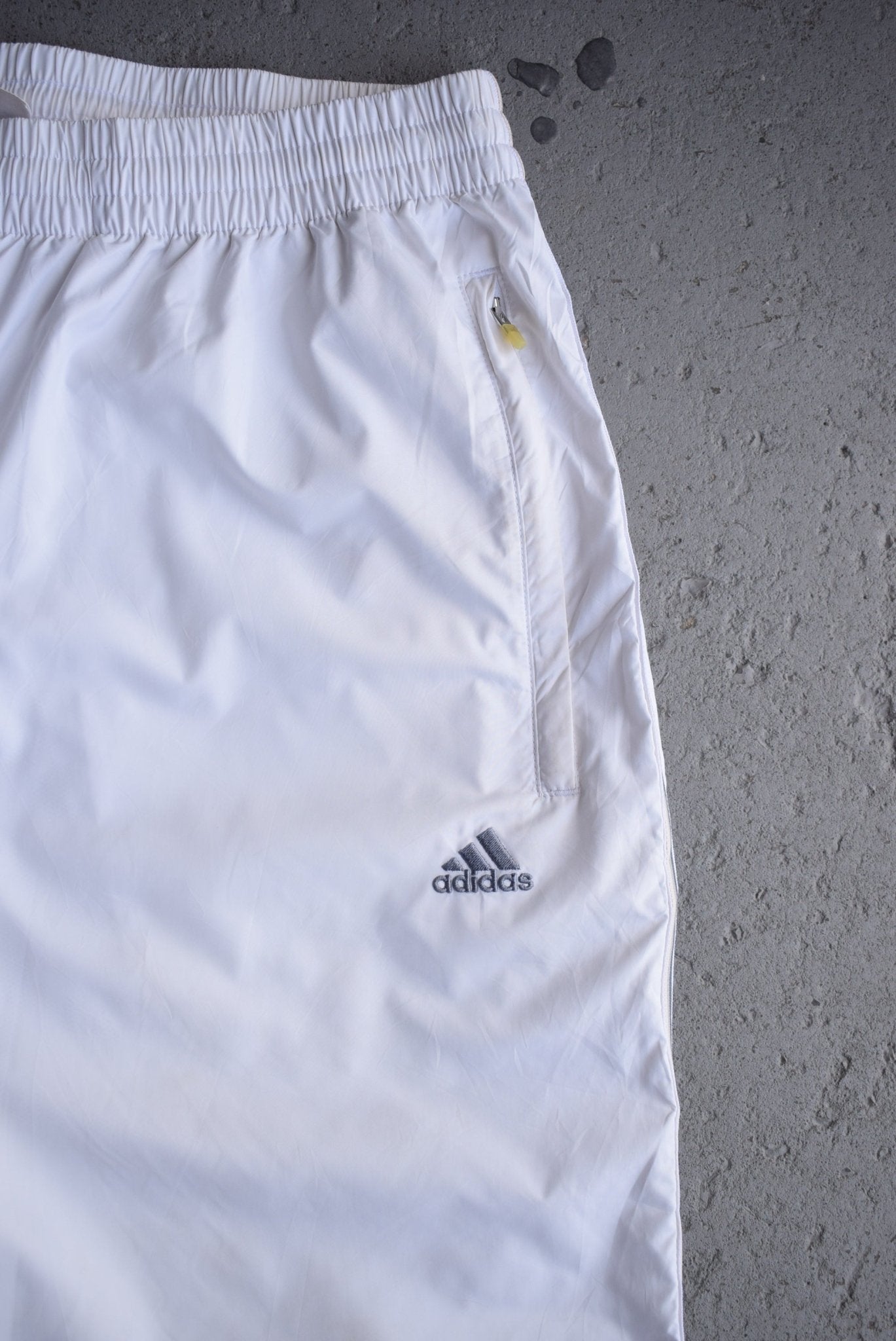Vintage Adidas Classic Logo Embroidered Track Pants (L) - Retrospective Store