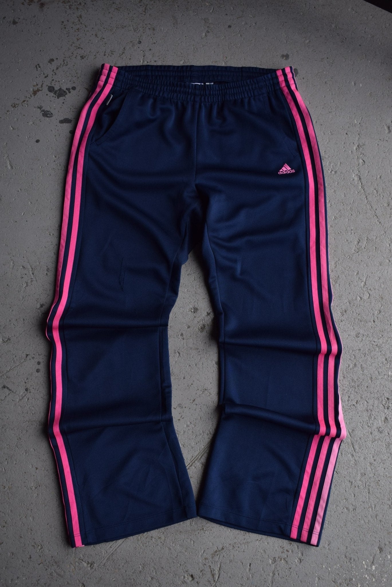 Vintage Adidas Classic Logo Embroidered Track Pants (S) - Retrospective Store