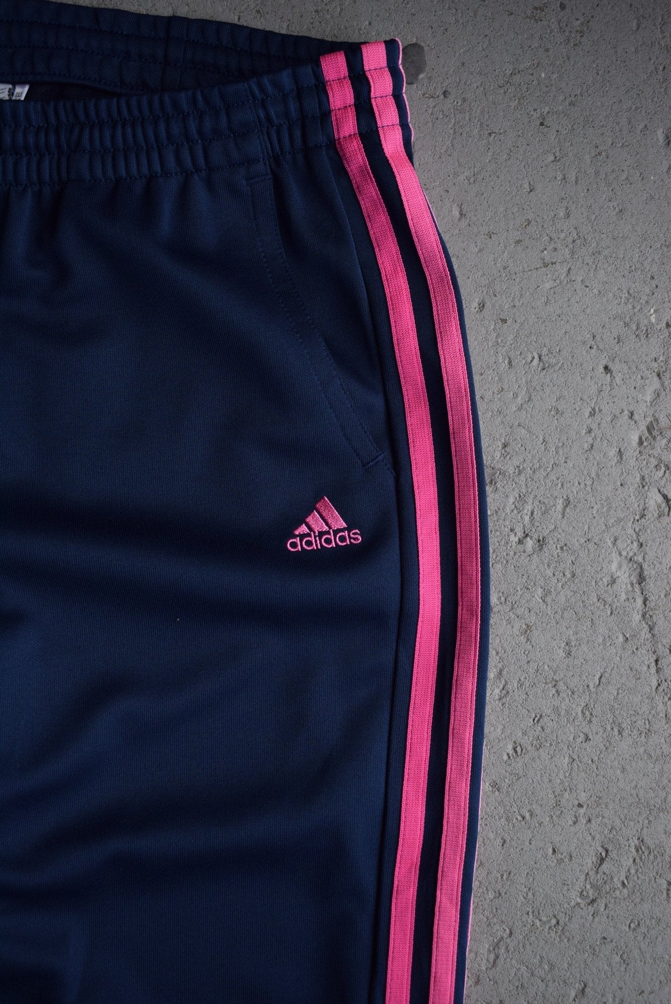Vintage Adidas Classic Logo Embroidered Track Pants (S) - Retrospective Store
