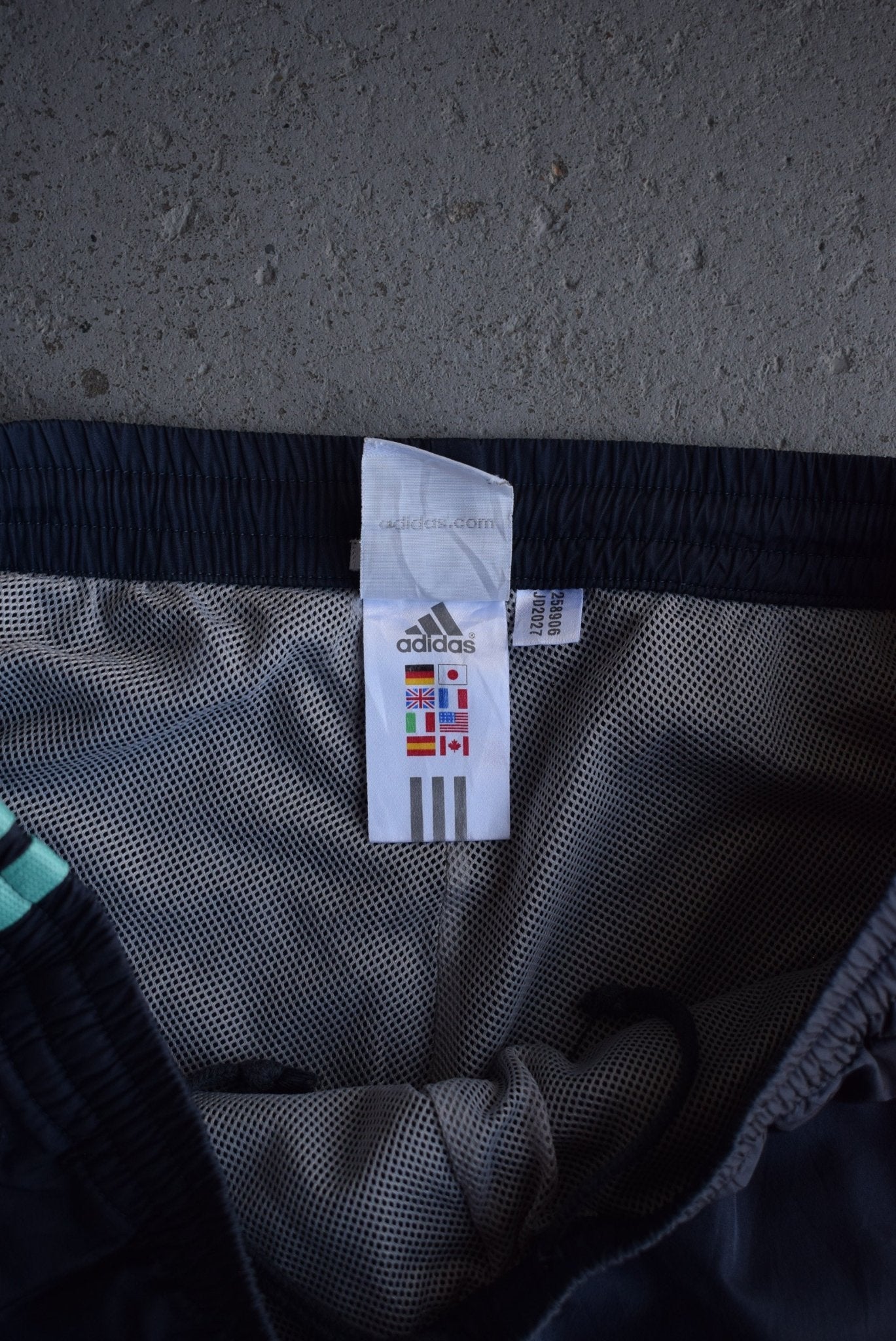 Vintage Adidas Classic Logo Embroidered Track Pants (S/M) - Retrospective Store