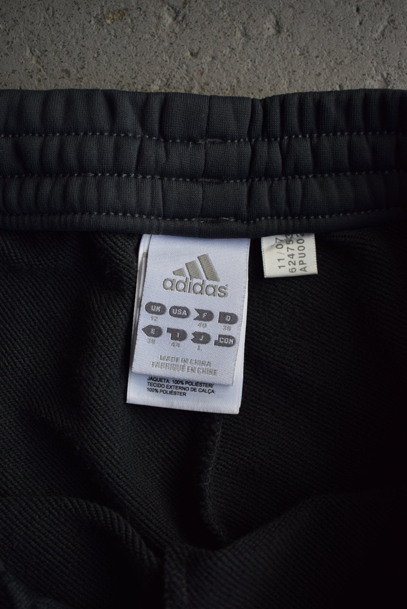 Vintage Adidas Classic Logo Embroidered Track Pants (S/M) - Retrospective Store