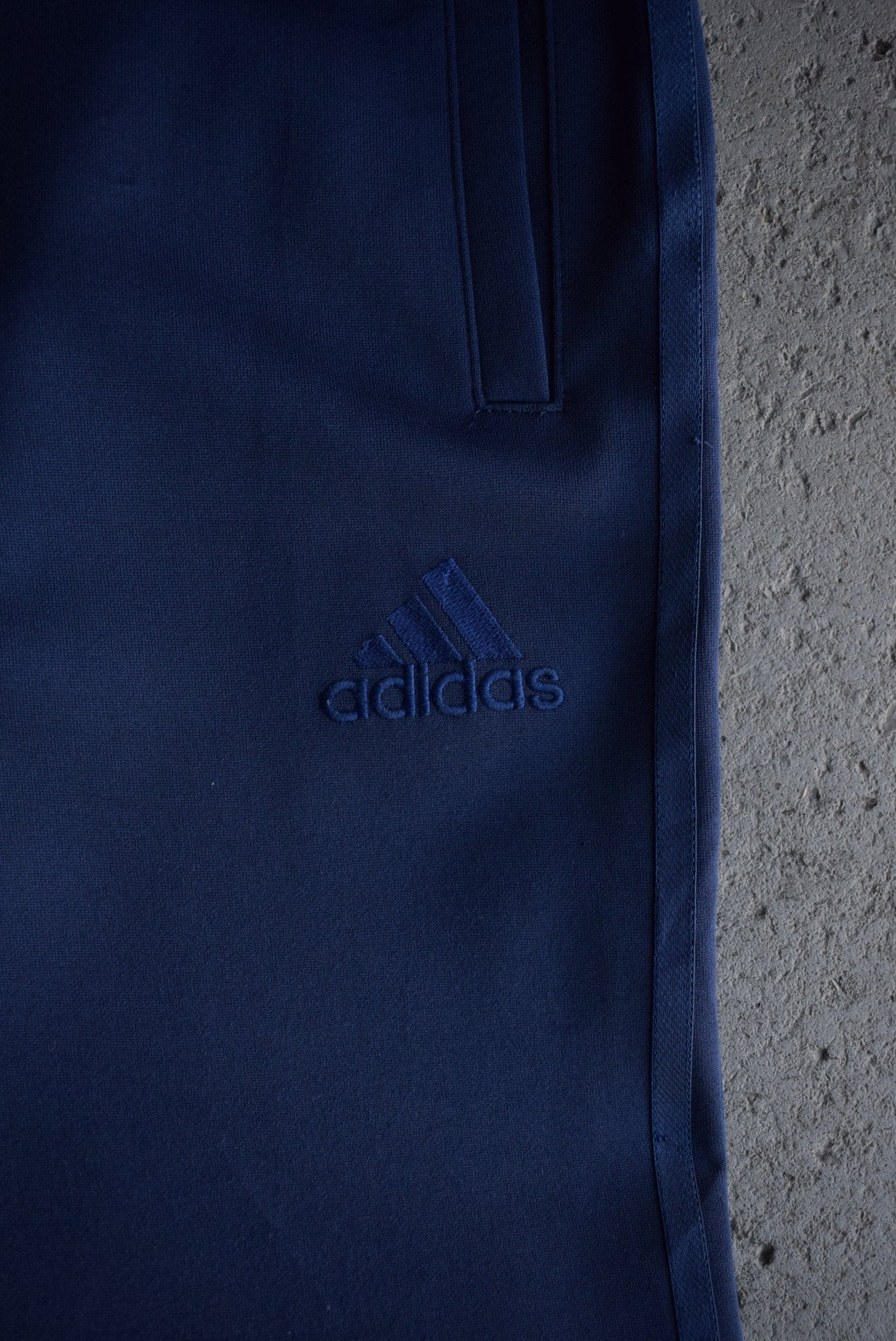 Vintage Adidas Classic Logo Embroidered Track Pants (S/M) - Retrospective Store
