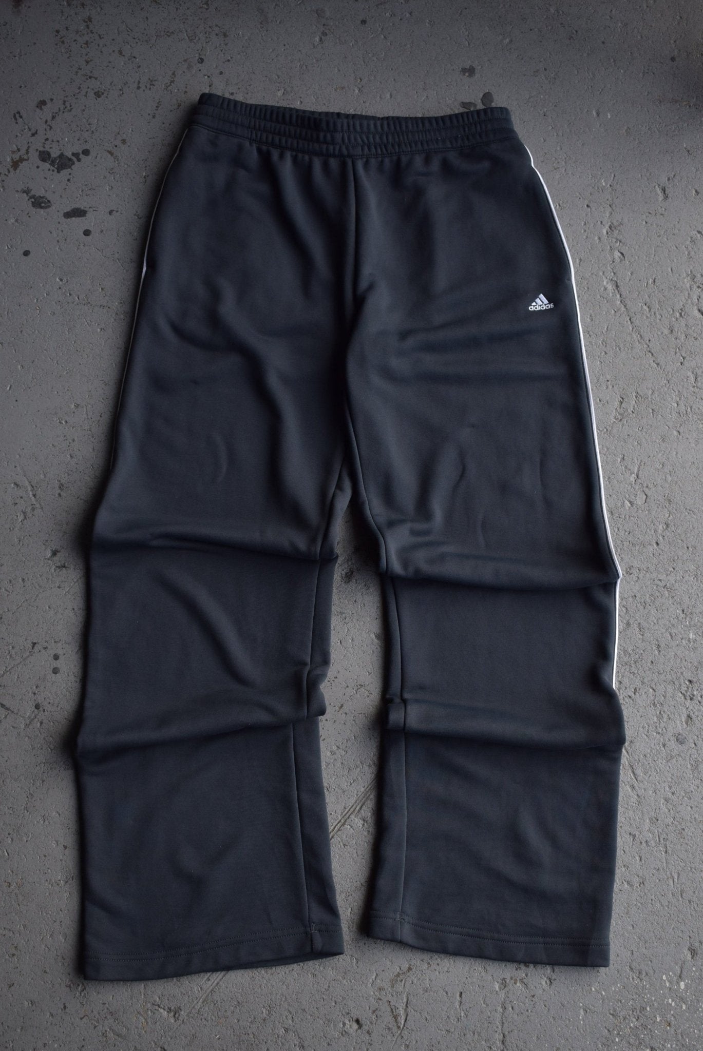 Vintage Adidas Classic Logo Embroidered Track Pants (S/M) - Retrospective Store