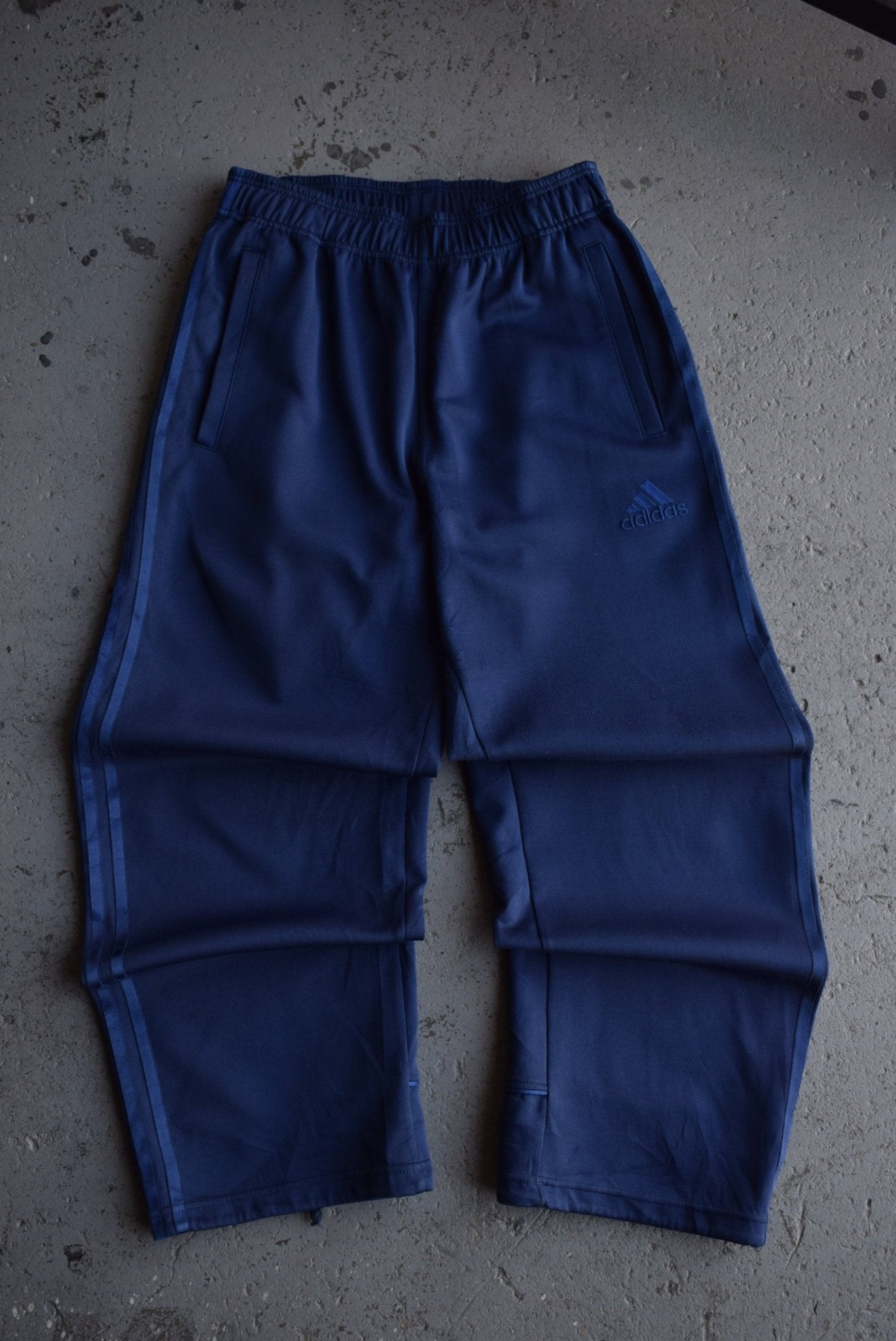 Vintage Adidas Classic Logo Embroidered Track Pants (S/M) - Retrospective Store
