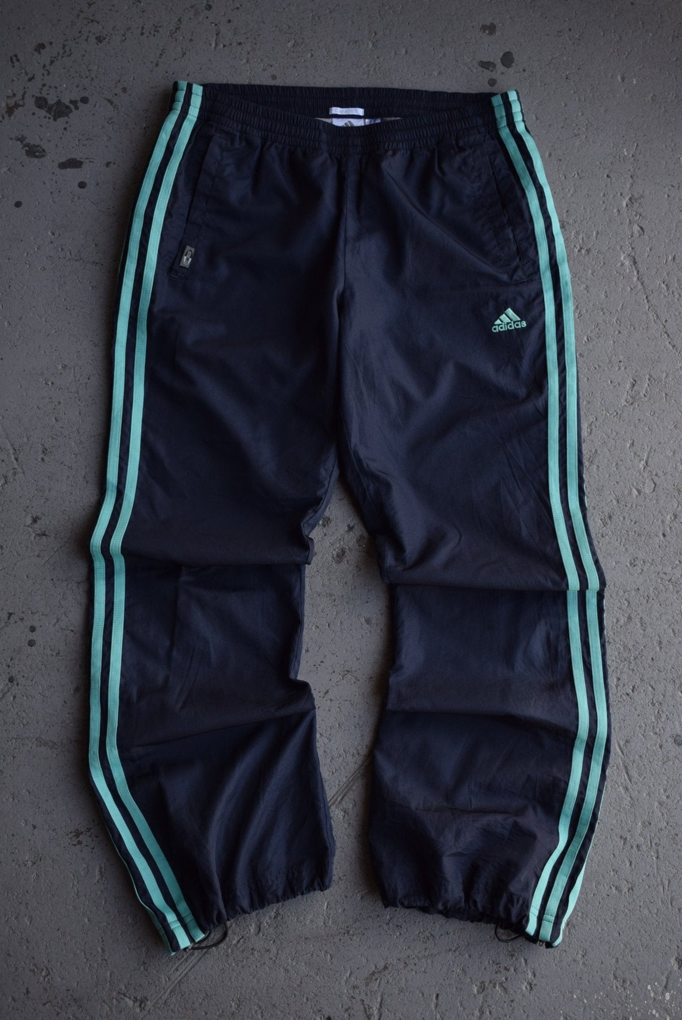 Vintage Adidas Classic Logo Embroidered Track Pants (S/M) - Retrospective Store
