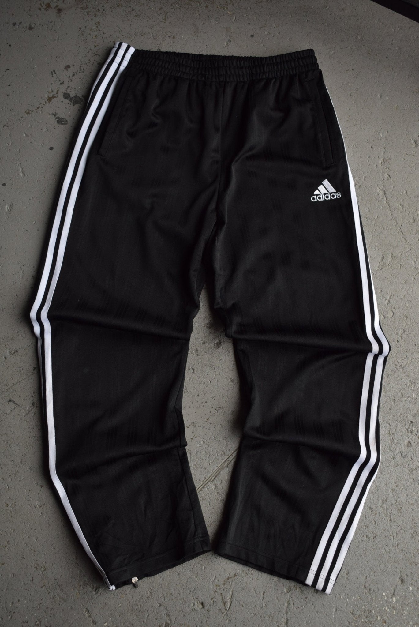Vintage Adidas Classic Logo Embroidered Track Pants (XL) - Retrospective Store