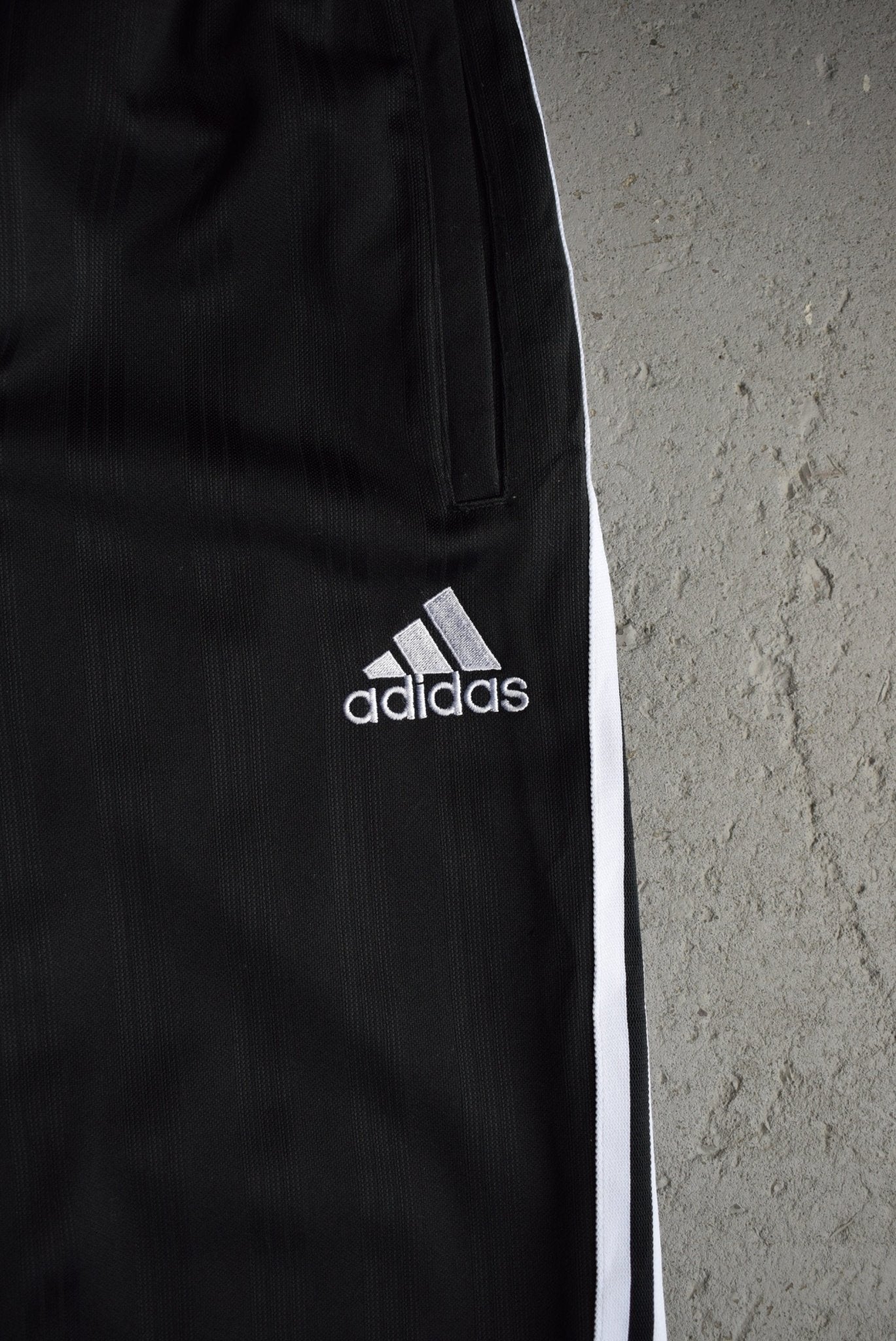 Vintage Adidas Classic Logo Embroidered Track Pants (XL) - Retrospective Store