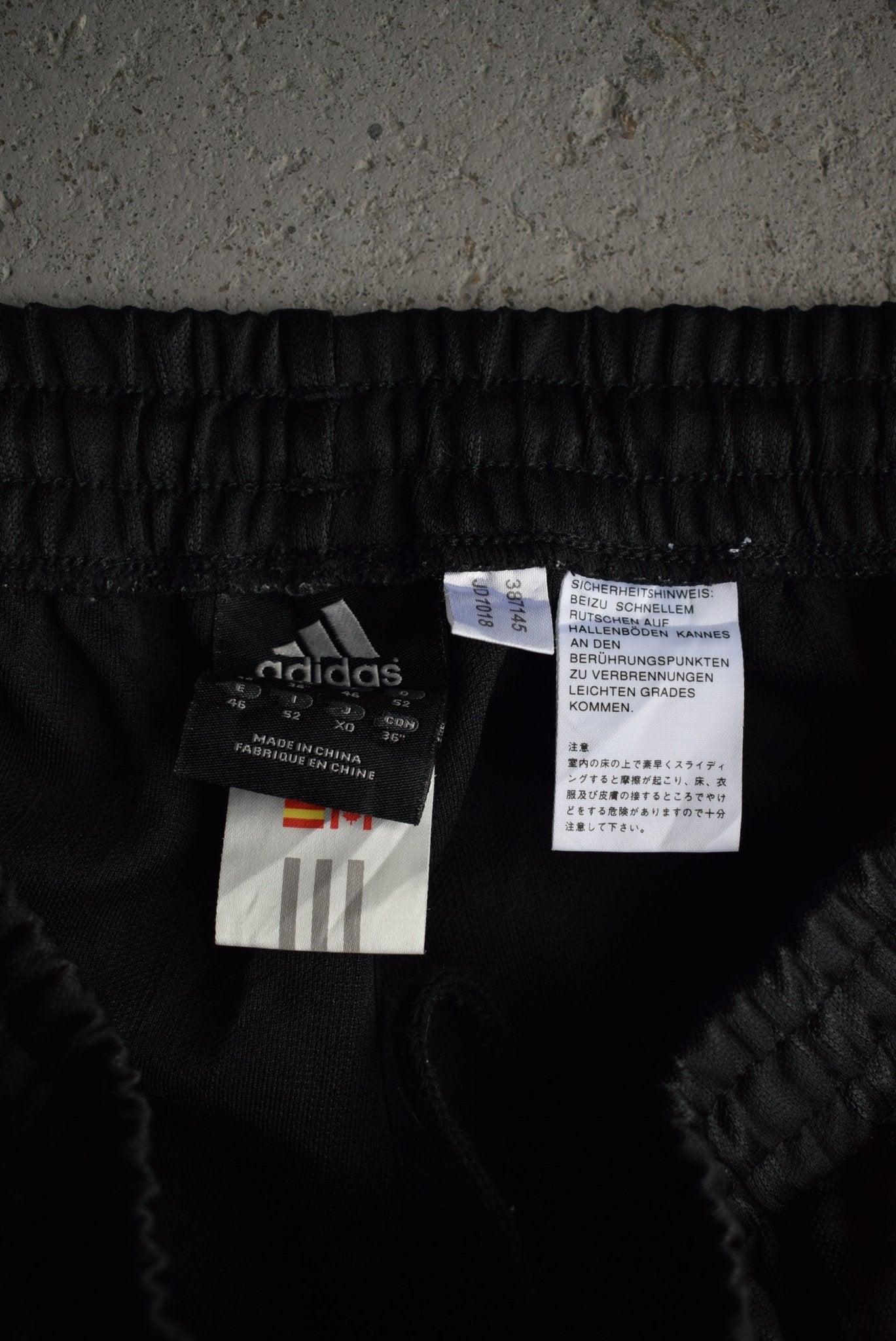 Vintage Adidas Classic Logo Embroidered Track Pants (XL) - Retrospective Store
