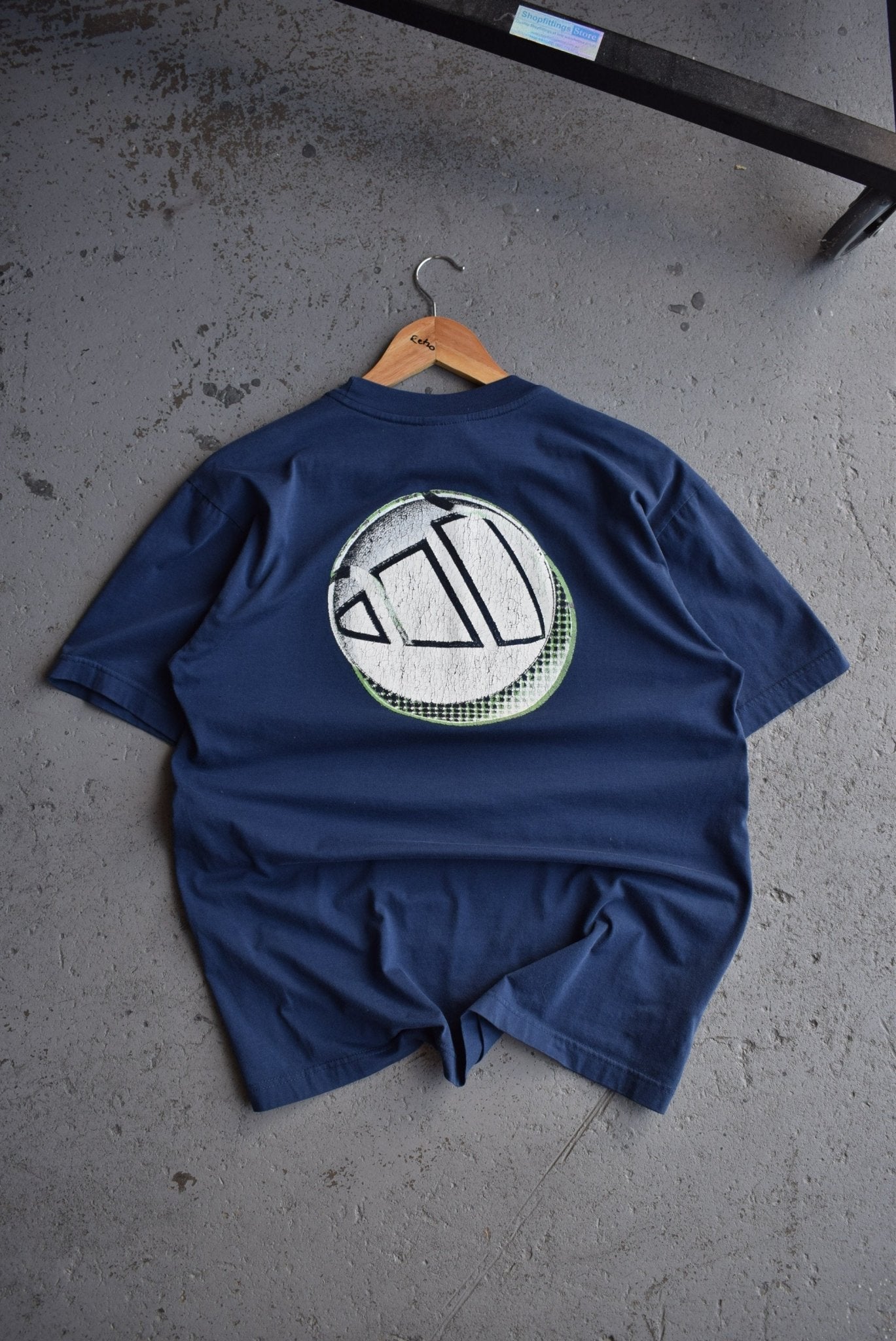 Vintage Adidas Classic Logo Tee (M/L) - Retrospective Store