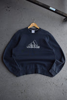 Vintage Adidas Embroidered Spellout Crewneck (L) - Retrospective Store